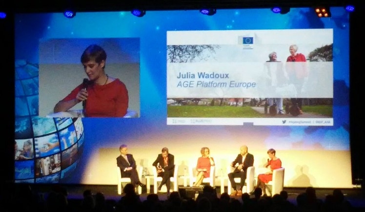 Julia speaking at Ageing Summit 2016