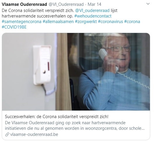 VlaamseOuderenraad-Corona_solidariteit-Tweet