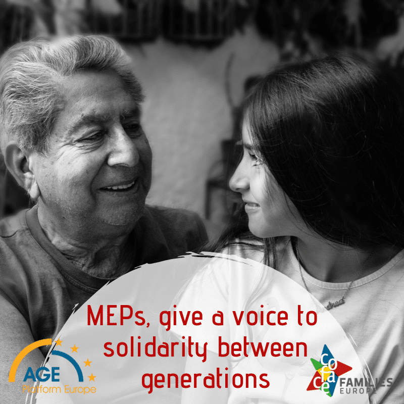 MEPs, support dialogue between generations!