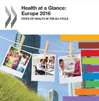 Health at a Glance 2016 - EU publication cover